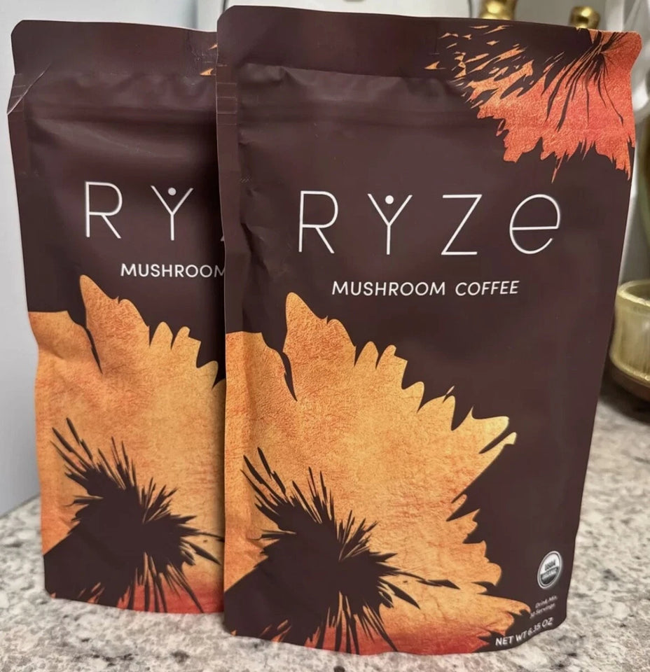 Pack Ryze Organic Mushroom Coffee W/ 2 RYZE Spoon