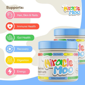 Mother Nature’s Miracle Moo Colostrum 60ct – Immune Support