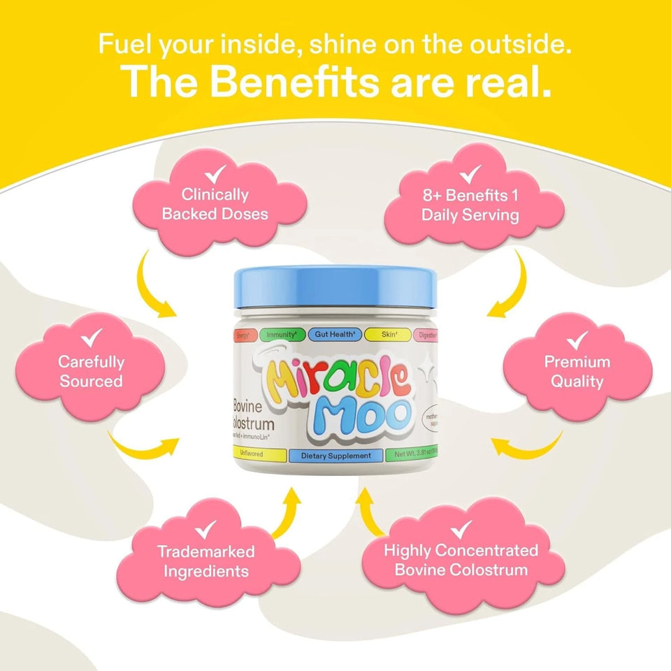 Mother Nature’s Miracle Moo Colostrum 60ct – Immune Support