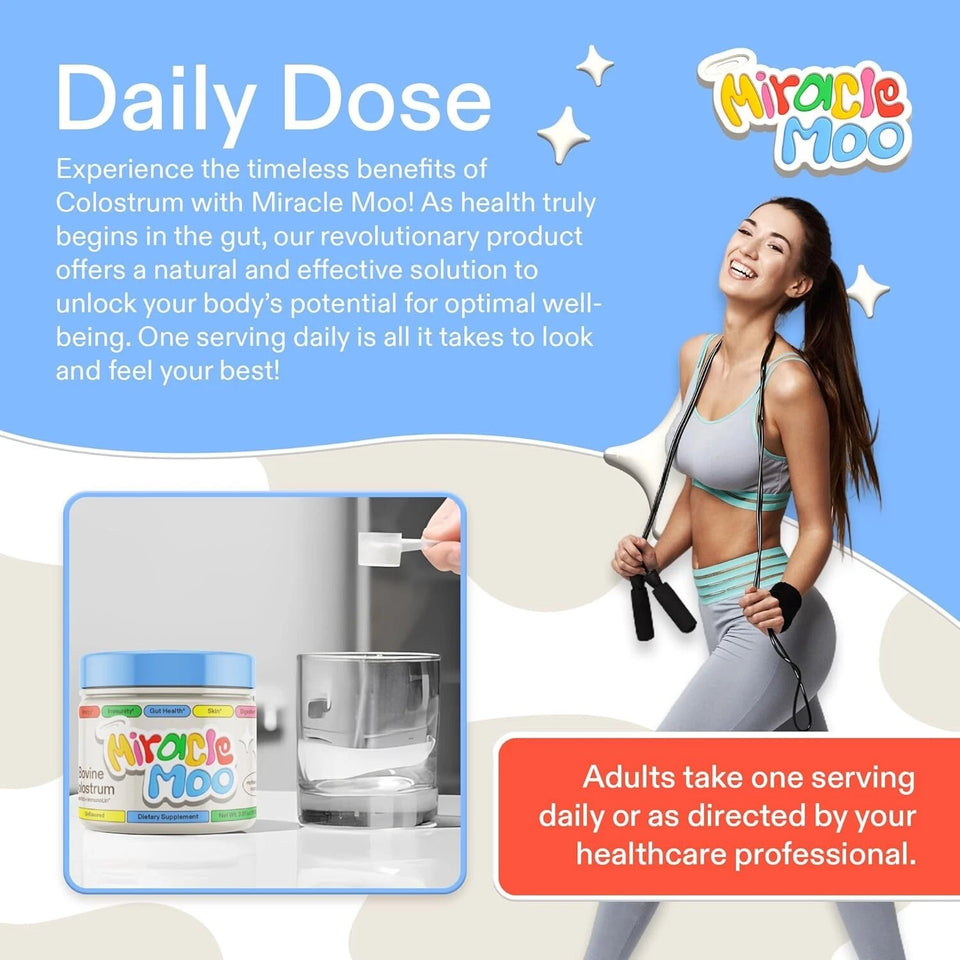 Mother Nature’s Miracle Moo Colostrum 60ct – Immune Support