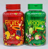 Fruits and Veggies Whole Produce Balance of Daily Nature 180 Capsules