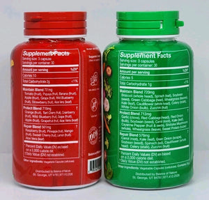 Fruits and Veggies Whole Produce Balance of Daily Nature 180 Capsules